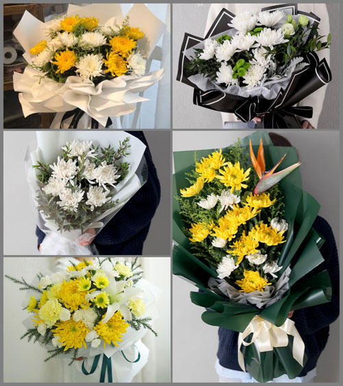 湖南常德桃源县漆河镇白事花束代送